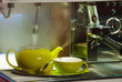 Bar - preparing tea in a tea pot