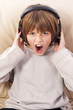 boy with headphones