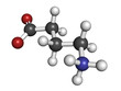 gamma-aminobutyric (GABA) neurotransmitter, molecular model