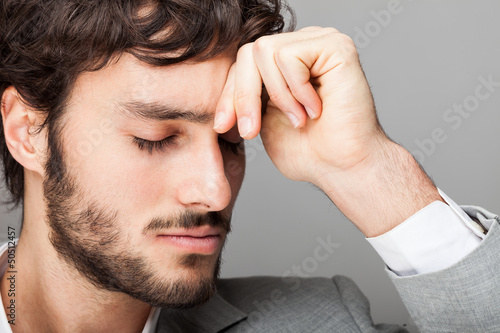 Photo: Pensive businessman Pensive businessman