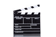 Movie clapper board