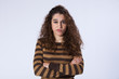 Upset young woman