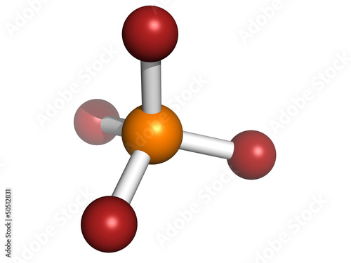 Illustration: Phosphate, molecular model Phosphate, molecular model
