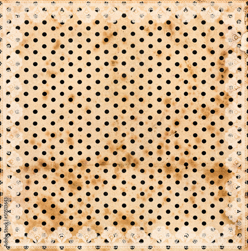 Photo: white black polka dot background with lace white black polka dot background with lace