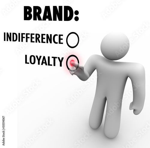 Illustration: Brand Loyalty Vs Indifference Customer Chooses Preference Brand Loyalty Vs Indifference Customer Chooses Preference