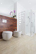 White shower