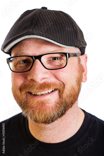 Photo: friendly man with a red beard friendly man with a red beard