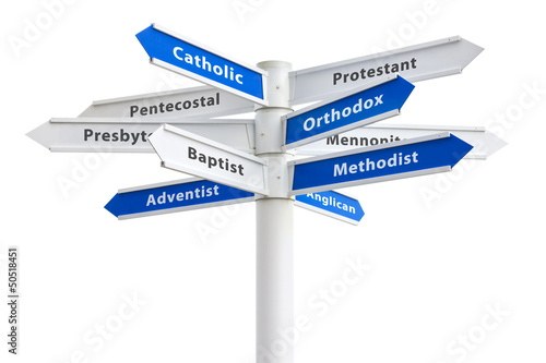 Photo: Christian Religions Sign Christian Religions Sign