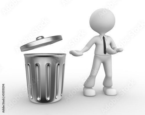 Illustration: Trash can Trash can