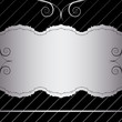 Silver Vintage Card