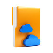 Folder with cloud icon