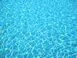 Clear blue water in swimming pool