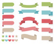 Set design elements in retro style