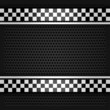 Metallic perforated sheet gray