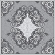 Ornamental floral paisley bandanna