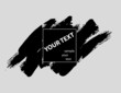 Vector: Grunge banner with an inky dribble strip Grunge banner with an inky dribble strip