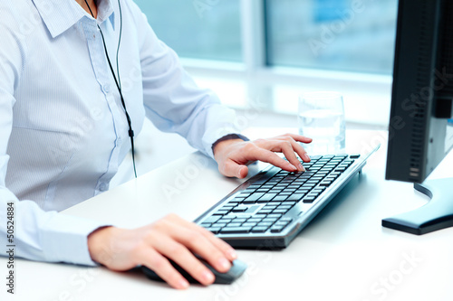 Photo: Computer work Computer work