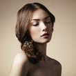 Portrait of young beautiful girl