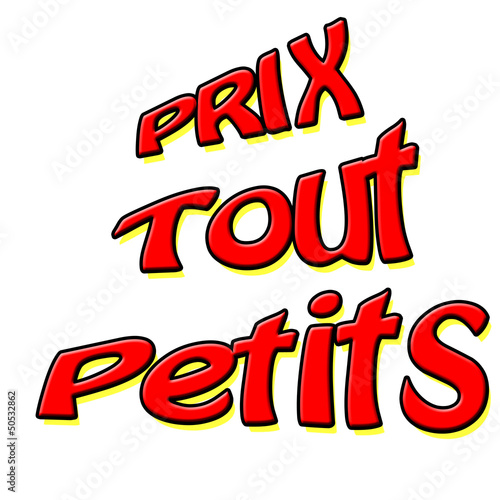 Vector: prix tout petits prix tout petits