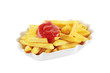 Pommes Frites mit Ketchup