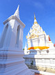 White pagoda at surat thani, thailand