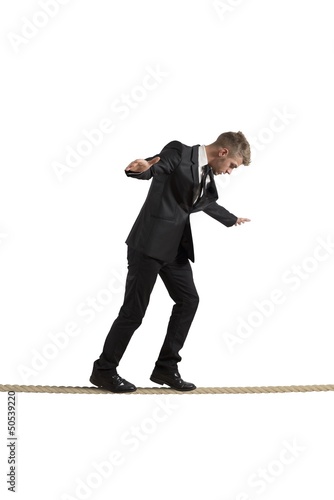 Photo: Concept of risk in business Concept of risk in business