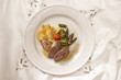 Braciola di manzo con asparagi