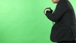 businessman in boxing concept