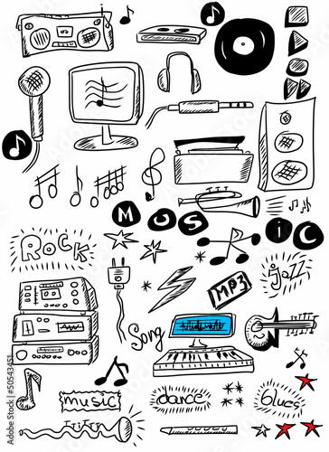 Illustration: Doodle music Doodle music