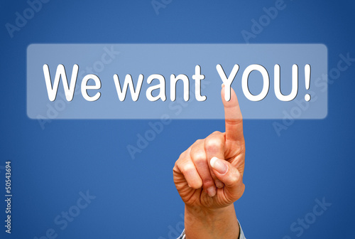 Illustration: We want YOU ! We want YOU !
