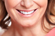 Happy woman smile.