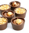 chocolate candy with nuts