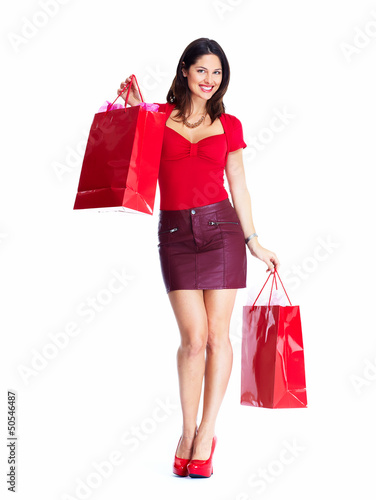 Photo: Shopping woman. Shopping woman.