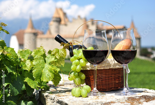 Photo: Wine and grapes Wine and grapes