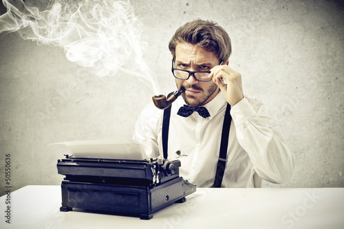 Photo: writer writer