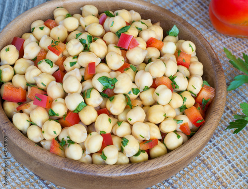 Photo: Chick-pea salad Chick-pea salad