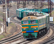 Foto: Heavy electric freight train in Ukraine Heavy electric freight train in Ukraine