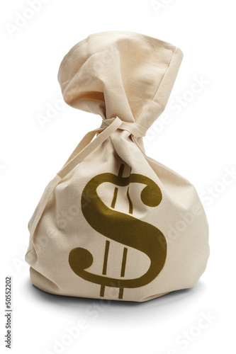 Photo: Tied Money Bag Tied Money Bag