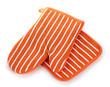 Potholder orange isolated on white