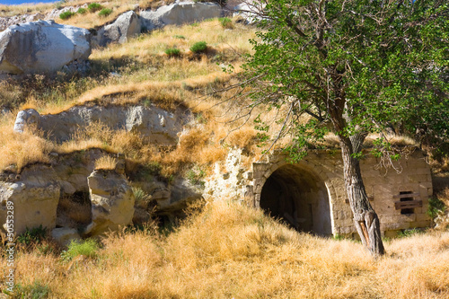 Photo: Ancient cave-town, Cappadocia, Turkey Ancient cave-town, Cappadocia, Turkey
