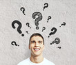 men with question