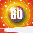 année 80 yellow