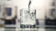 Video: Fresh cool water pouring from a clean plastic water bottle. Fresh cool water pouring from a clean plastic water bottle.