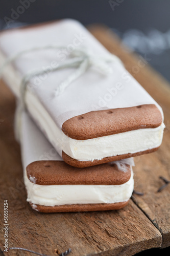 Photo: Ice cream biscuits Ice cream biscuits