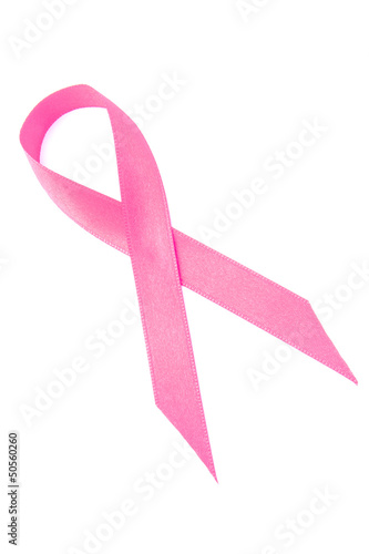 Photo: Pink breast cancer ribbon Pink breast cancer ribbon