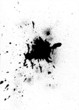 Black ink splash