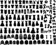 large set of clothes male female