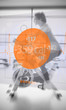 Woman Riding Exercise Bike Wit...