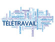 Nuage de Tags "TELETRAVAIL" (management télétravail à domicile)