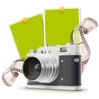 Old photo camera collage